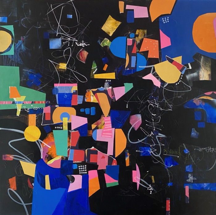 Space Jam; the Painting by Kathy Davis